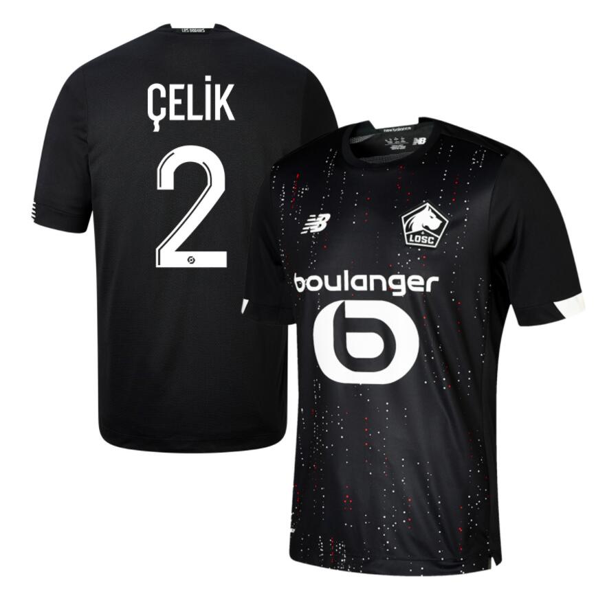 2021/22 LOSC Lille Away Kit Soccer Jersey CELIK #2